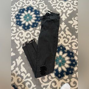 Pacsun black ripped skinny jeans